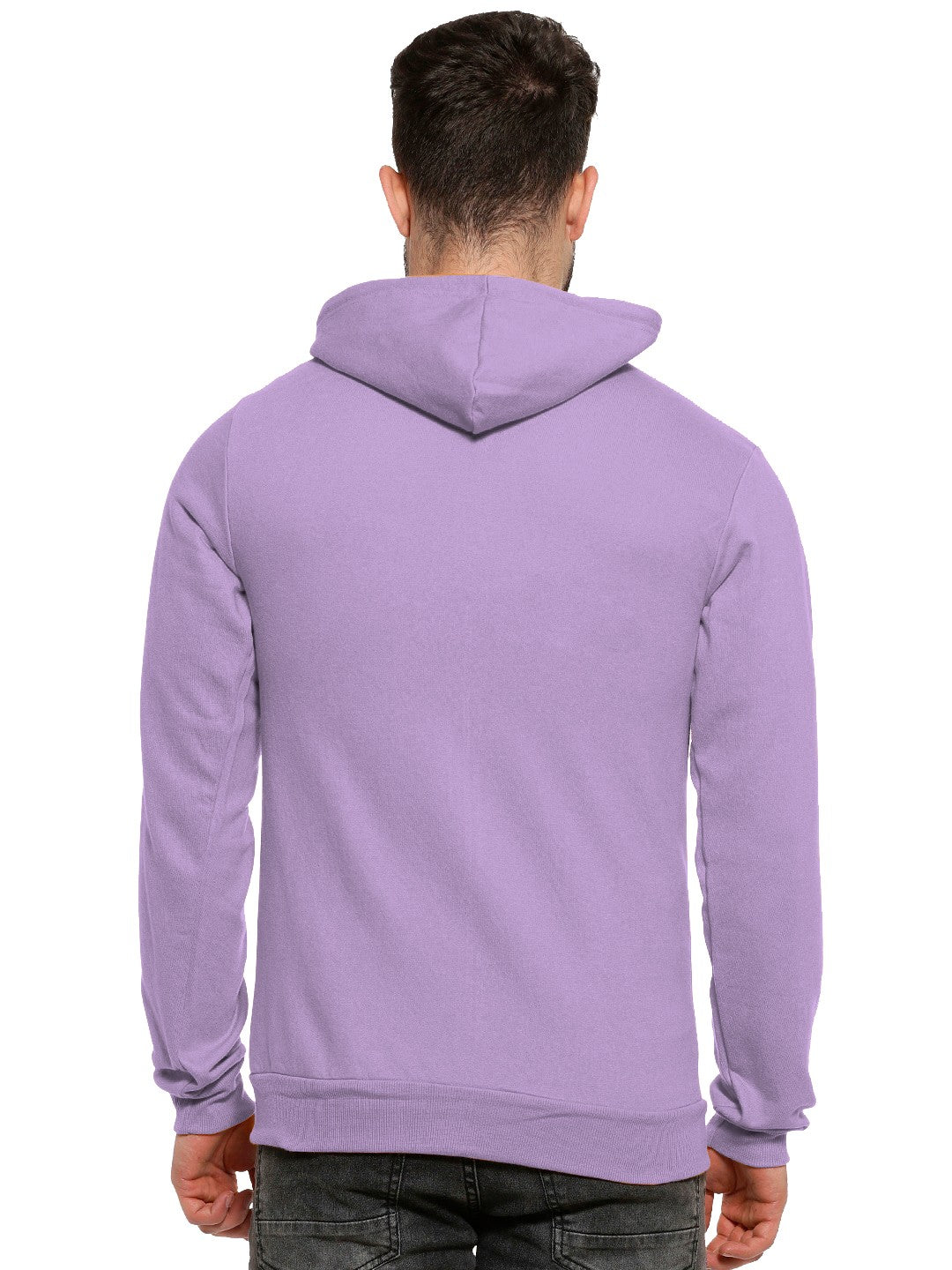 Purple Colour Premium Zip Hoodie For Men