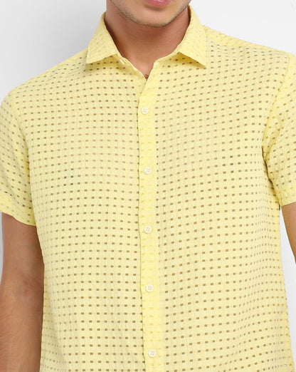 Yellow Designer And Stylish Shirt For Men