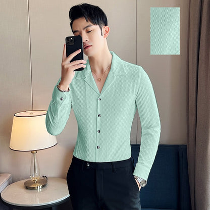Light Green Stylish Full Sleeve Casual Wear Shirt For Men