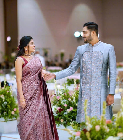 Super Hit wedding Series Of Pestel Lichi Slik saree