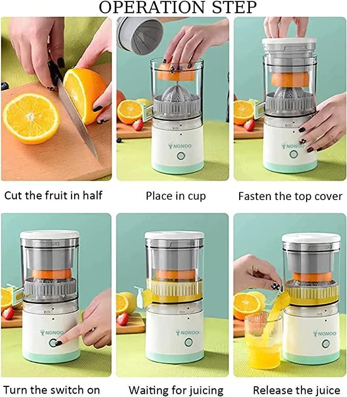 Electric Citrus Juicer : Ideal for juicing halved citrus fruits